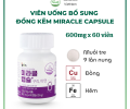 Sante365 Viên uống bổ sung Đồng, Kẽm Miracle Capsule Hộp 30 viên (18g)