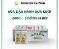 Sữa Đậu Nành Dưa Lưới Hàn Quốc Chính Hãng 100% - 190ml x 24 Hộp/ Thùng - Sante365 VietNam